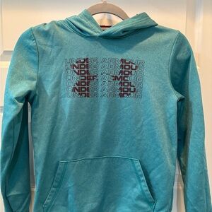 Under Armour Teal and Purple ColdGear Hoodie